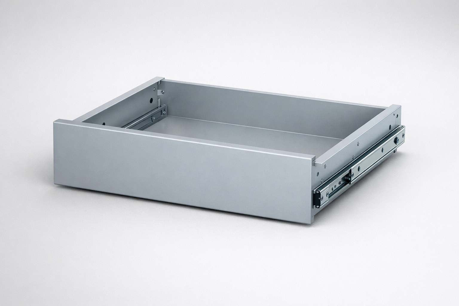 Akcesorium do szaf biurowych Szuflada pełna – 102 x 424 x 370 - dostosowanie wnętrza metalowych szaf do segregatorów