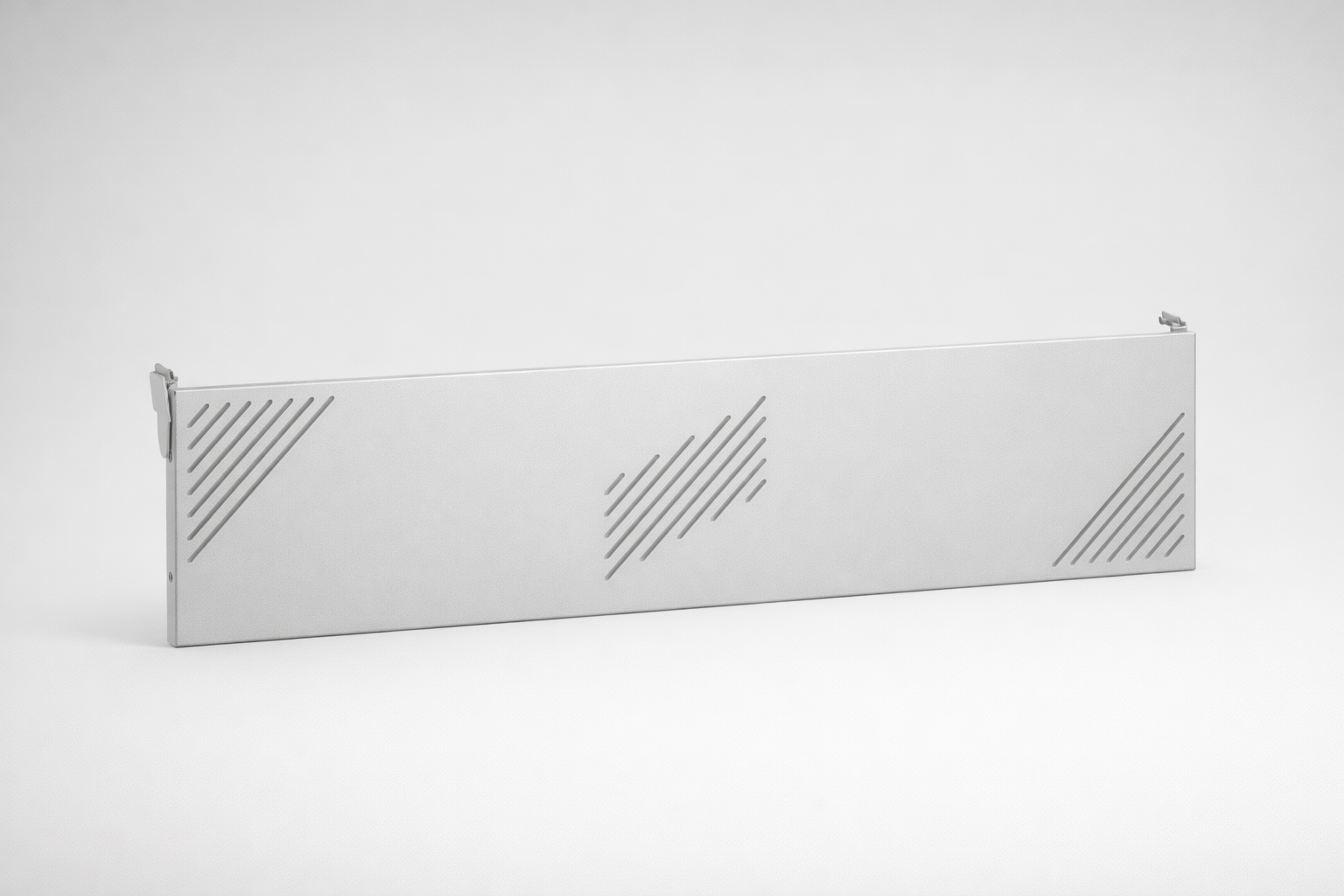 Stół biurowy Osłona tylna 14 - powtarzalne stanowiska pracy, łączenie blatów i łatwe