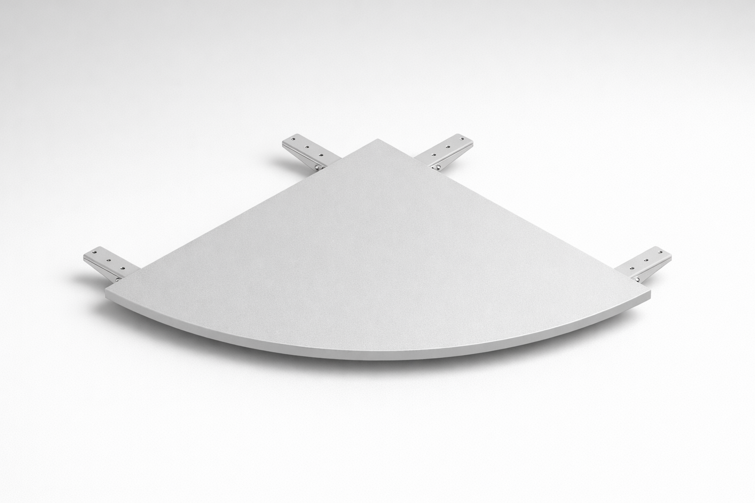 Stół biurowy Łącznik ćwiartka 60 - powtarzalne stanowiska pracy, łączenie blatów i łatwe