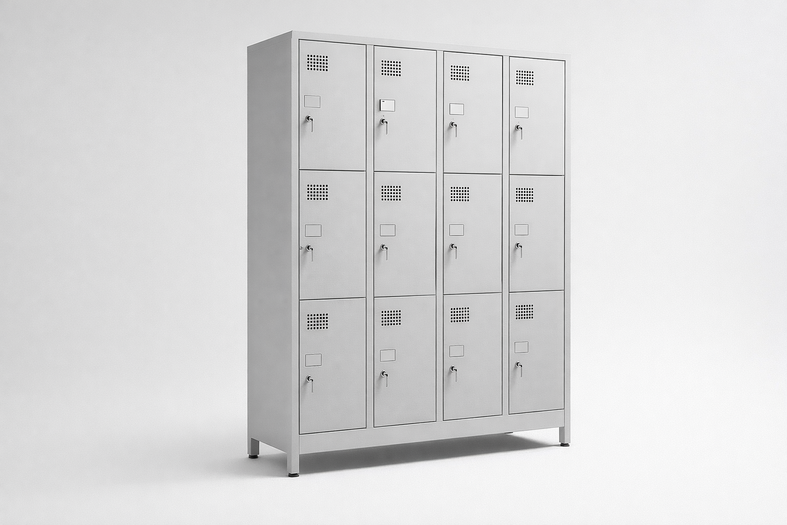 Szafa z drzwiami z plexi MSus 345 - połączenie przejrzystości wizualnej zawartości z