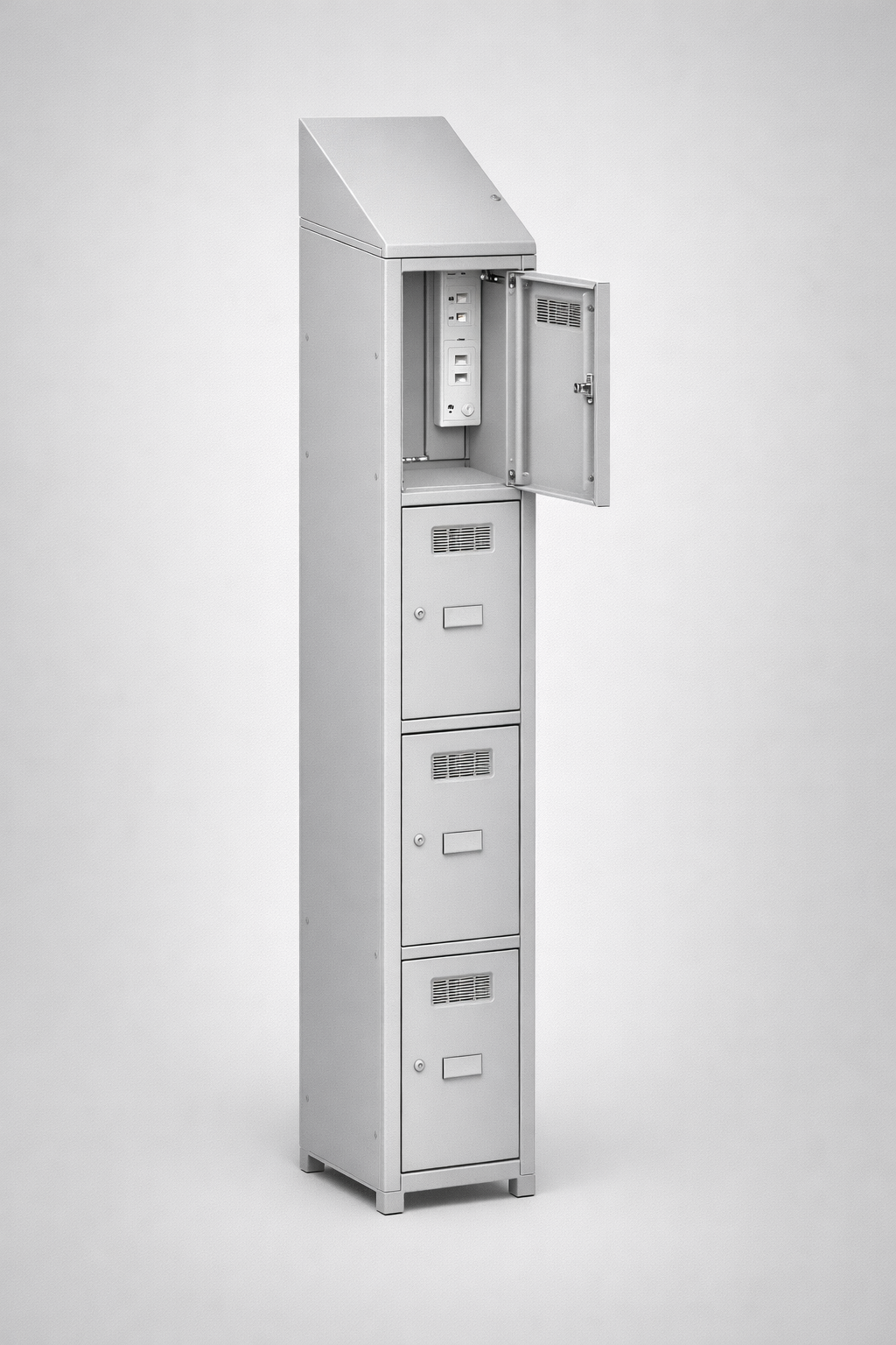 Szafa MSUV MSus 314v – z daszkiem - połączenie przechowywania rzeczy osobistych lub