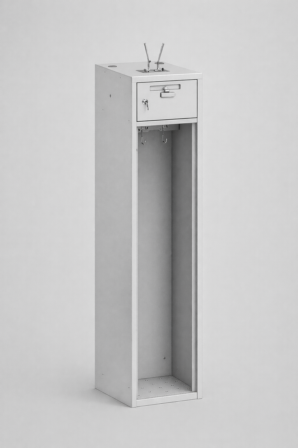 Szafka ubraniowa BHP MSS 410 - porządek wyposażenia osobistego oraz powtarzalny