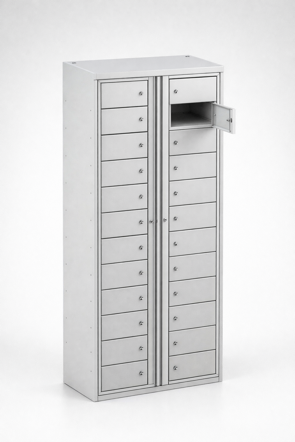 Szafy MKB na czystą i brudną odzież — Modele MKB do przechowywania czystej i brudnej odzieży dla zapleczy sanitarnych, pralni, placówek ochrony zdrowia, przemysłu i organizacji o podwyższonych wymaganiach higienicznych.