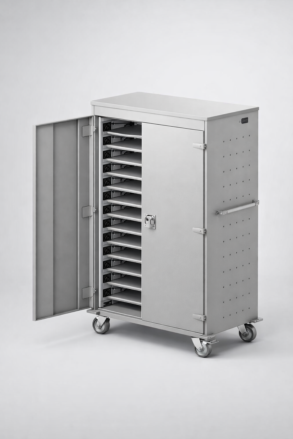 Wózek na laptopy WNL 0616051004 - kontrolowany obieg, ładowanie i sprawne