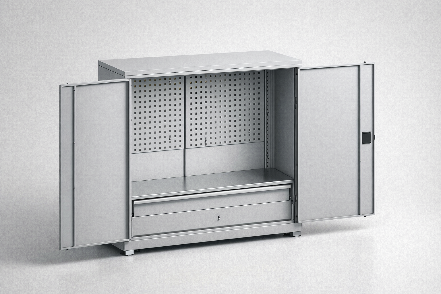 Szafa warsztatowa MSW112/5-32 - organizację narzędzi, komponentów i wyposażenia