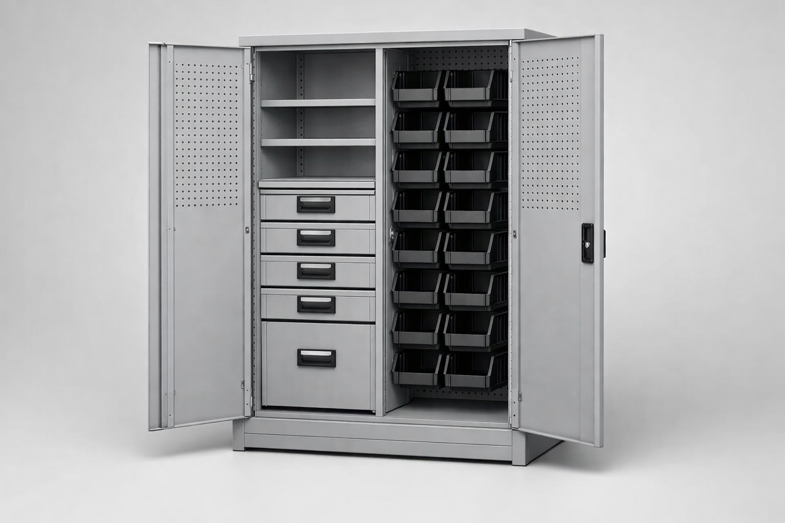 Szafa warsztatowa Pojemnik warsztatowy S1/h63 - WYSOKI - organizację narzędzi, komponentów i wyposażenia