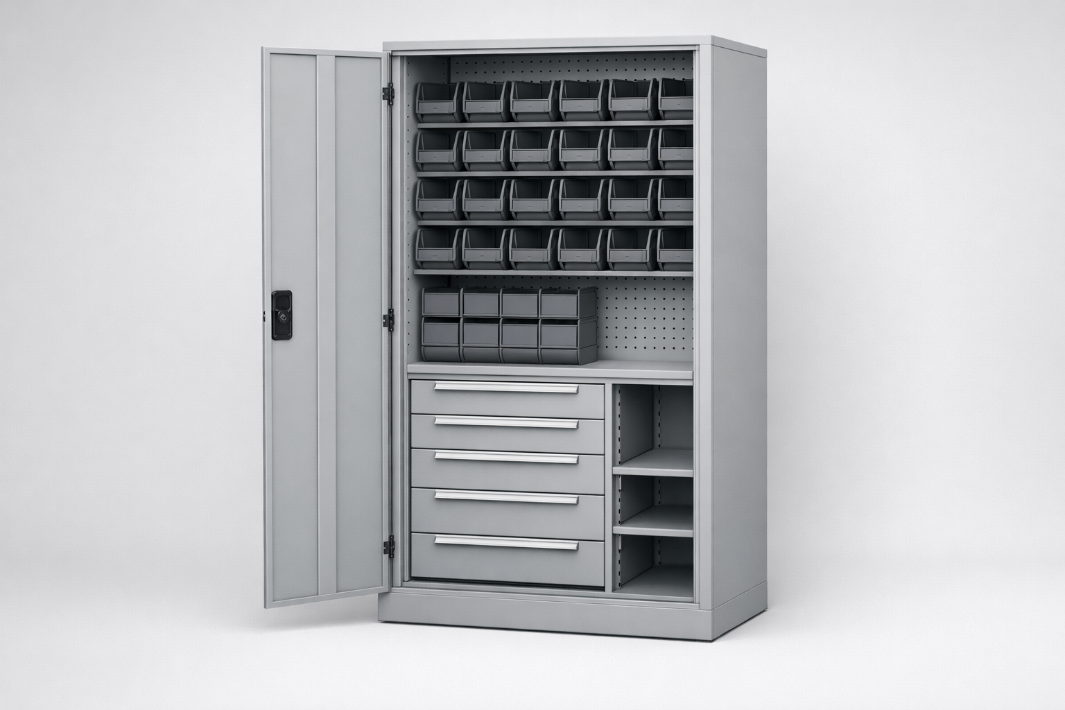 Szafa warsztatowa Pojemnik warsztatowy S5/h63 - WYSOKI - organizację narzędzi, komponentów i wyposażenia