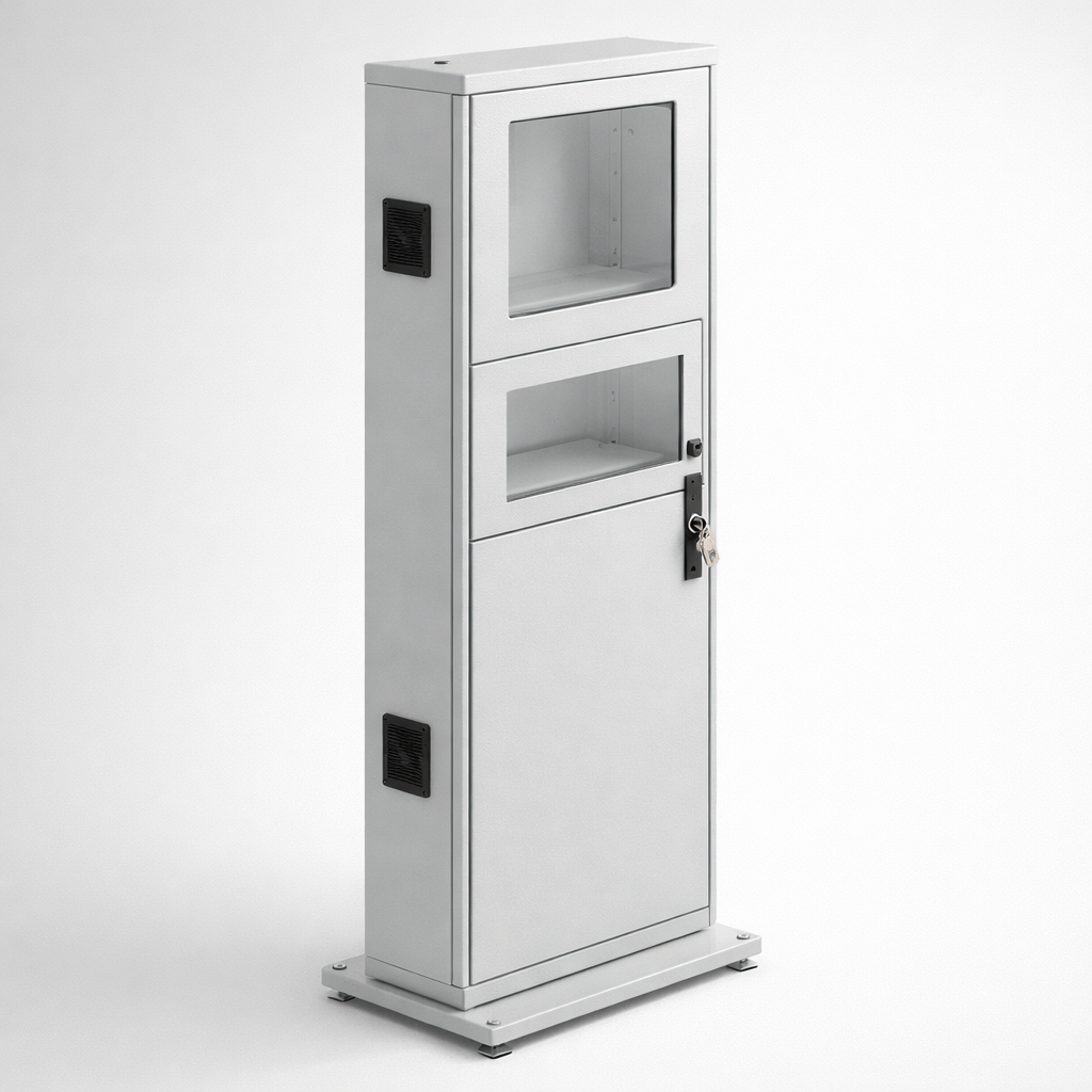 Szafa na komputer przemysłowy SPNK - bezpieczne wydzielenie sprzętu sterującego i