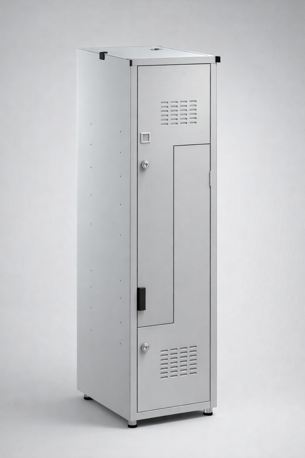 Szafy ubraniowe w kształcie litery L — Modele pracownicze zaprojektowane z myślą o szatniach o ograniczonej powierzchni i wysokich wymaganiach organizacyjnych.